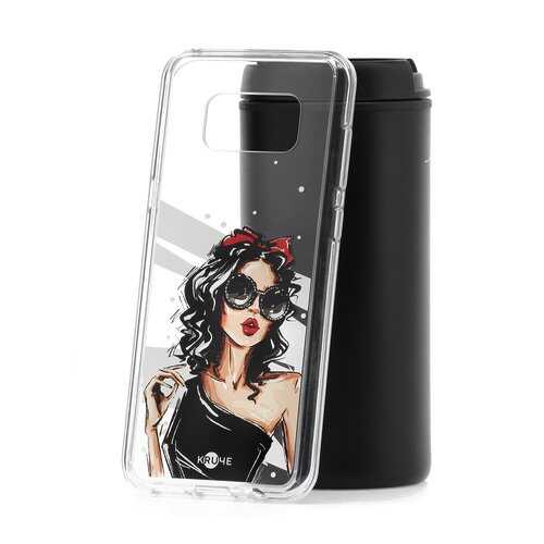 Чехол Samsung Galaxy S8 Plus Kruche Print Фэшн леди в МегаФон