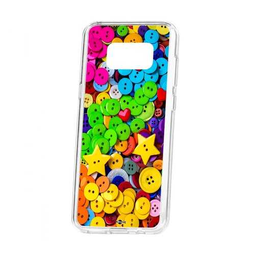 Чехол Samsung Galaxy S8 Plus Kruche Print Пуговки в МегаФон
