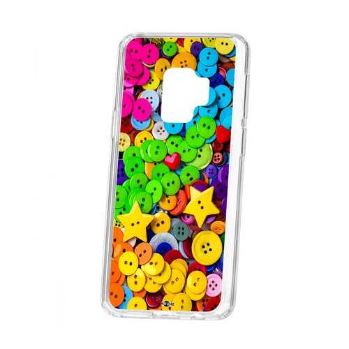 Чехол Samsung Galaxy S9 Kruche Print Пуговки в МегаФон