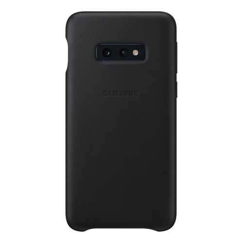 Чехол Samsung Leather Cover для Galaxy S10E Black в МегаФон