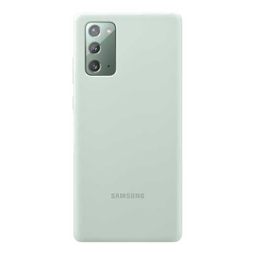 Чехол Samsung Silicone Cover для Samsung Note 20 Mint в МегаФон