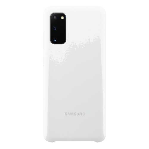 Чехол Samsung Silicone Cover X1 для Galaxy S20 White в МегаФон