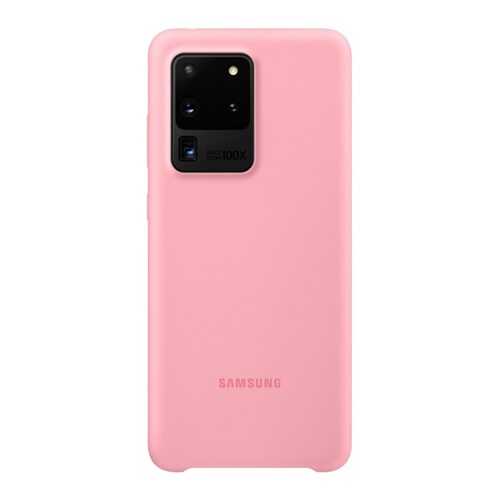 Чехол Samsung Silicone Cover Z3 для Galaxy S20 Ultra Pink в МегаФон