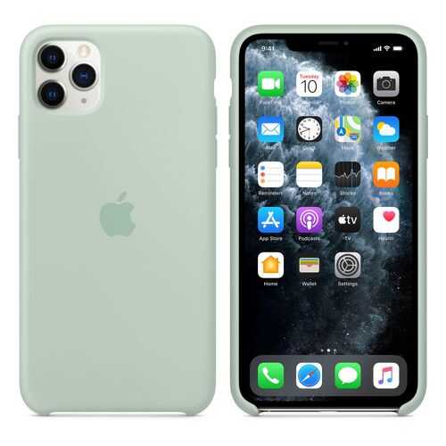 Чехол Silicone Case для Apple iPhone 11 Pro Max Beryl (MX042FE/A) в МегаФон