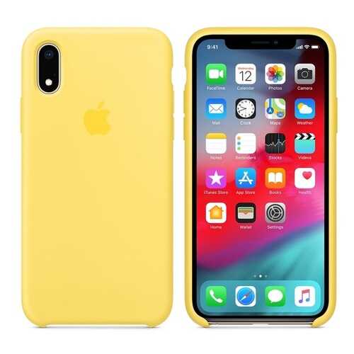 Чехол Silicone Case для Apple iPhone XR Canary Yellow (MWC24FE/A) в МегаФон