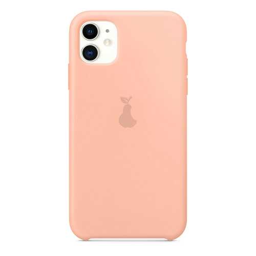 Чехол Silicone Case для iPhone 11 Премиум, розовый, SCPQIP11-13-GRAP в МегаФон