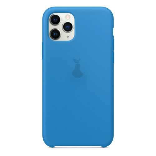 Чехол Silicone Case для iPhone 11 Pro Max Премиум, голубой, SCPQIP11PM-12-SURF в МегаФон