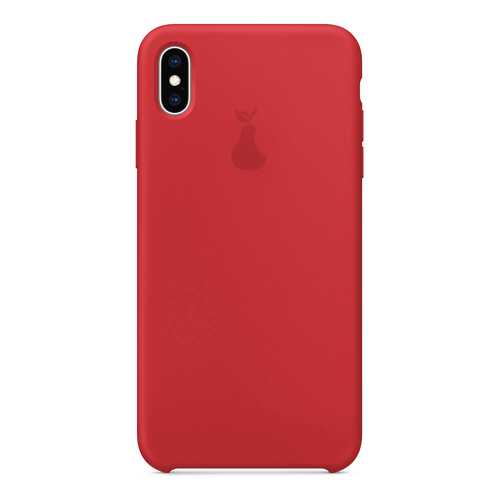 Чехол Silicone Case для iPhone X/XS Премиум, красный, SCPQIPXXS-14-PRED в МегаФон