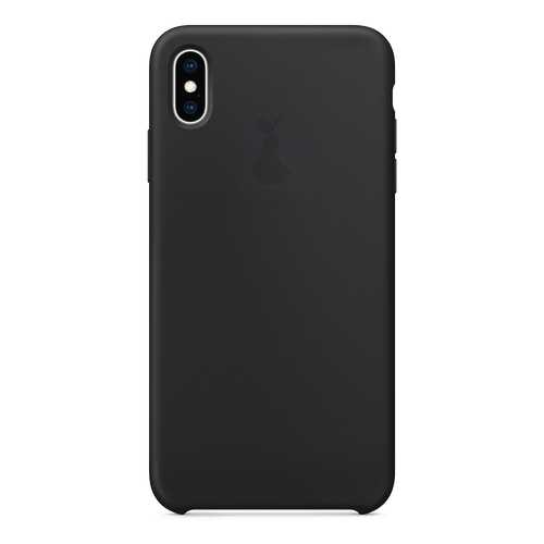 Чехол Silicone Case для iPhone XS Max, черный, SCIPXSM-18-BLAC в МегаФон