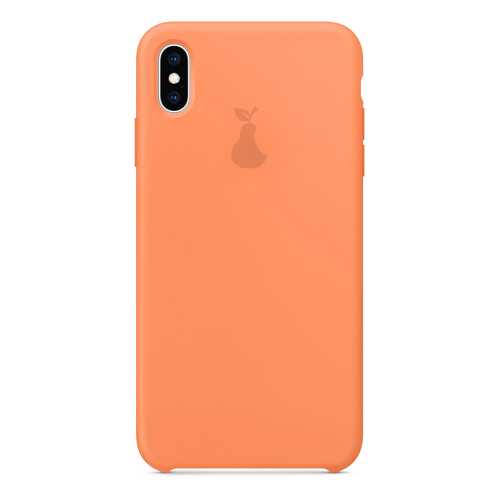 Чехол Silicone Case для iPhone XS Max, оранжевый, SCIPXSM-02-CLEM в МегаФон