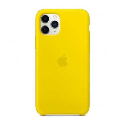 Чехол Silicone Case Lux для iPhone 11Pro Yellow в МегаФон