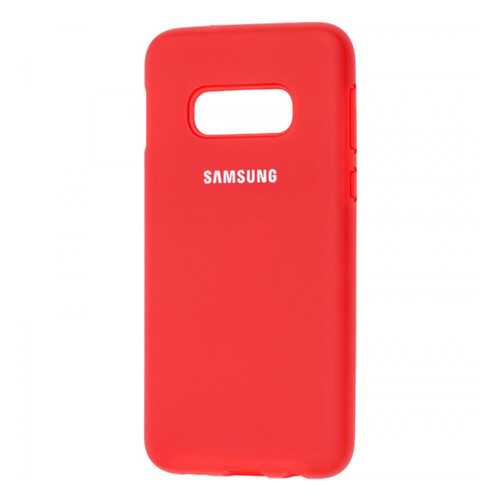 Чехол Silicone Cover для Samsung Galaxy S10 Plus (full protective) Red в МегаФон