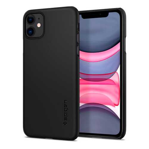 Чехол Spigen Thin Fit 076CS27178 для iPhone 11 Black в МегаФон