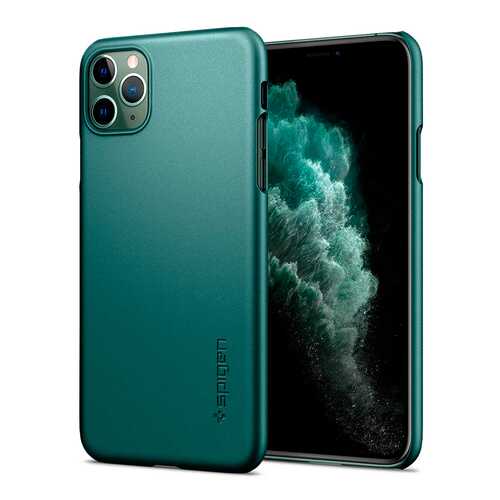 Чехол Spigen Thin Fit для Apple iPhone 11 Pro Green (ACS00416) в МегаФон