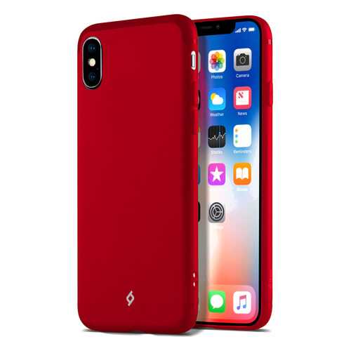 Чехол Ttec для Iphone X AirFlex Red в МегаФон