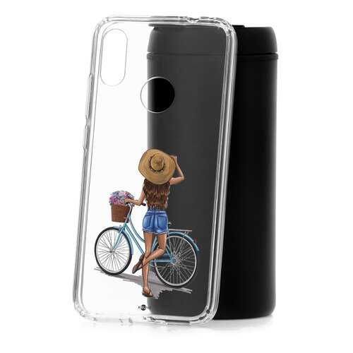 Чехол Xiaomi Redmi Note 7 Kruche Print Велосипедная прогулка в МегаФон