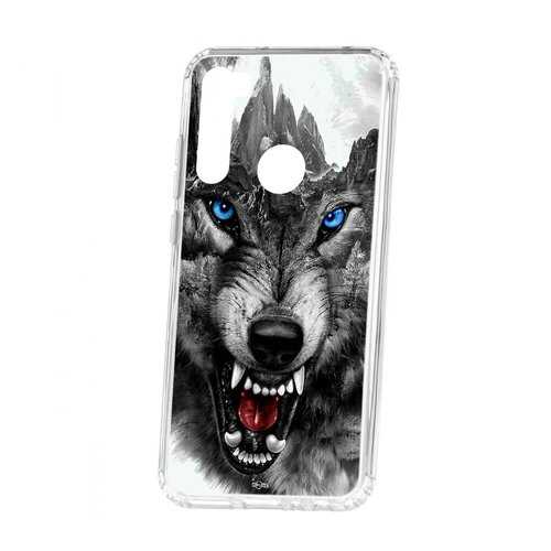 Чехол Xiaomi Redmi Note 8T Kruche Print Волк в МегаФон