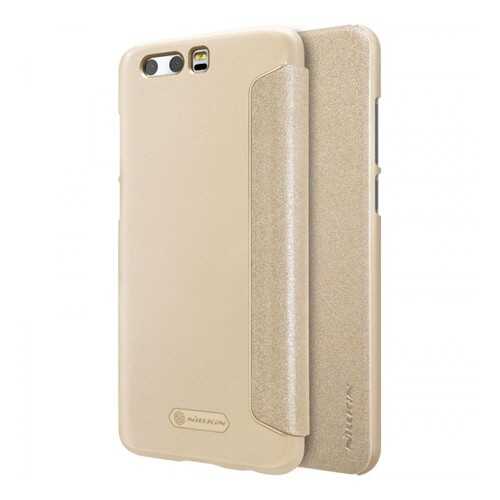 Кожаный Чехол (книжка) Nillkin Sparkle Series для Huawei Honor 9 Gold в МегаФон