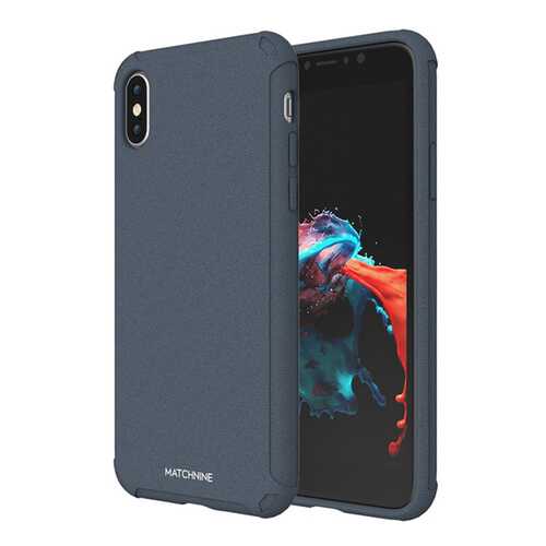 Накладка Matchnine Jello Pebble ENV034 Navy Blue для iPhone X в МегаФон