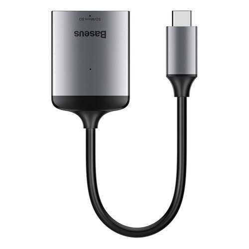 Адаптер Baseus Enjoy HUB Adapter from USB-C to SD / micro SD / TF Card Reader Grey в МегаФон