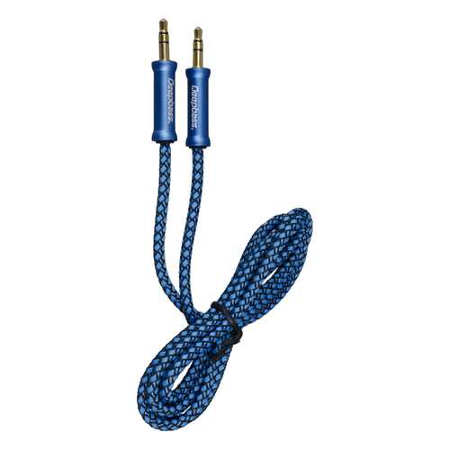 Кабель AUX AC323 Deepbass 3.5mm Плетеный Blue в МегаФон