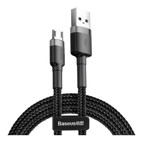 Кабель Baseus Cafule Micro 3m Black/Grey (CAMKLF-HG1) в МегаФон