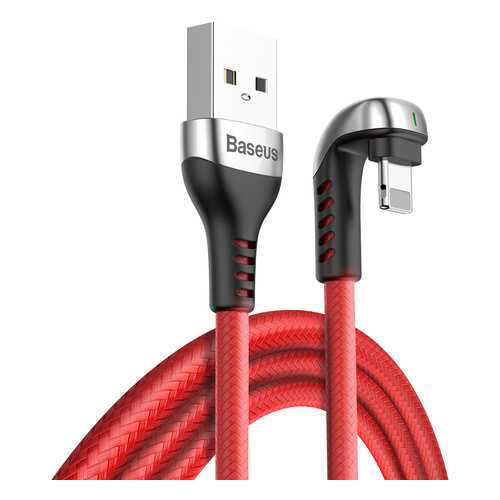 Кабель Baseus Green U-shaped lamp Mobile Game Lightning 2m Red в МегаФон