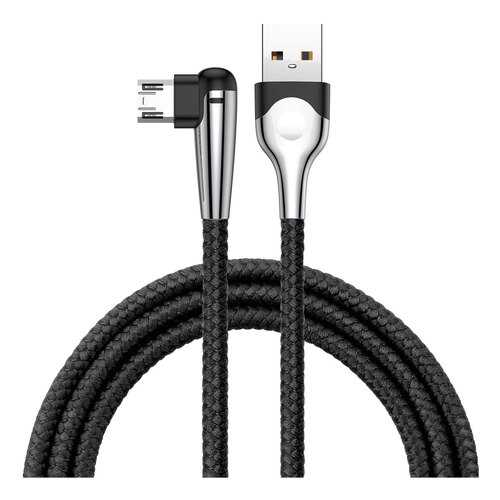 Кабель Baseus MVP Elbow Reversible microUSB 1m Black в МегаФон