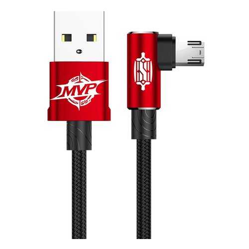 Кабель Baseus MVP Elbow Reversible microUSB 1m Red в МегаФон