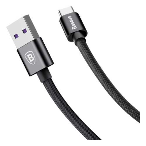 Кабель Baseus Speed Type-C 1m Black в МегаФон