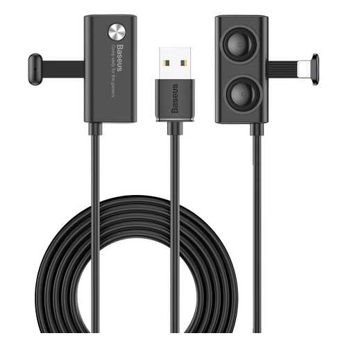 Кабель Baseus Suction Cup Mobile Games Lightning 1m Black в МегаФон