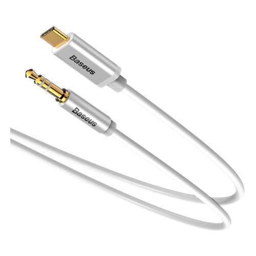 Кабель Baseus Yiven Type-C male To 3.5 male Audio Cable M01 White в МегаФон