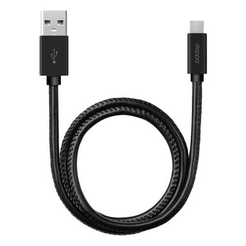 Кабель Deppa 72268 microUSB 1,2м Black в МегаФон