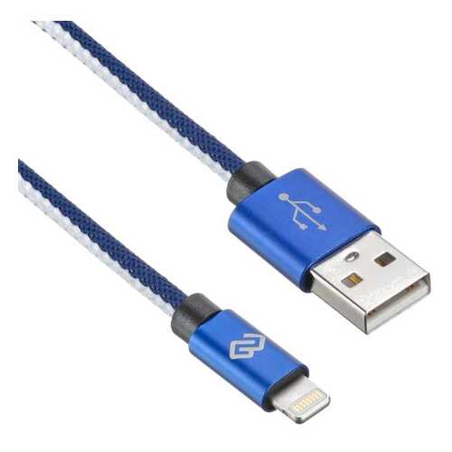 Кабель Digma USB A(m)-Lightning (m) 2м Blue в МегаФон