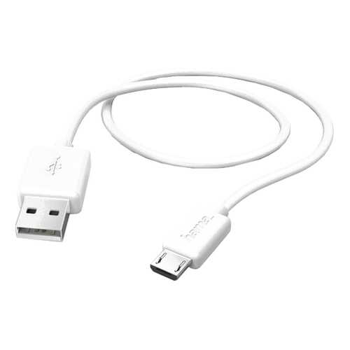 Кабель Hama microUSB 1,4м White в МегаФон