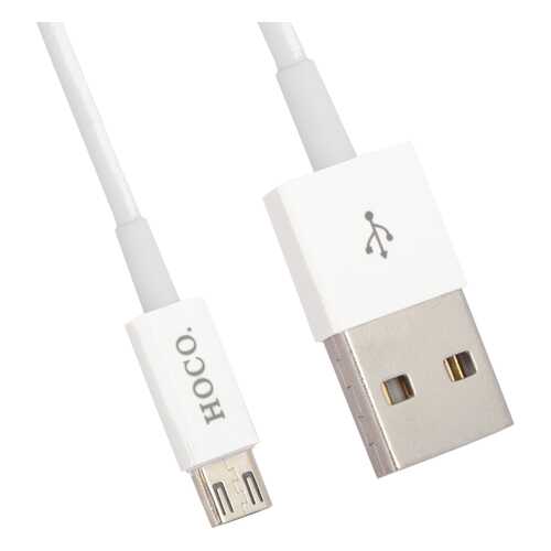 Кабель Hoco upm01 microUSB 1,2м White в МегаФон