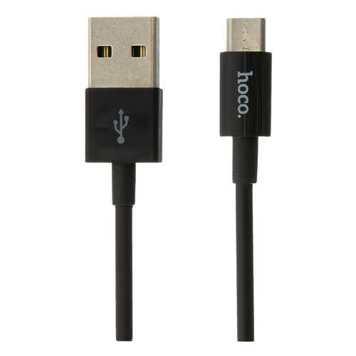 Кабель Hoco X23 Skilled microUSB 1м Black в МегаФон