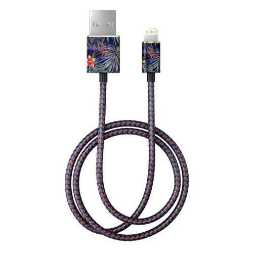 Кабель iDeal Fashion Cable Lightning 1м Mysterious Jungle (IDFCL-72) в МегаФон