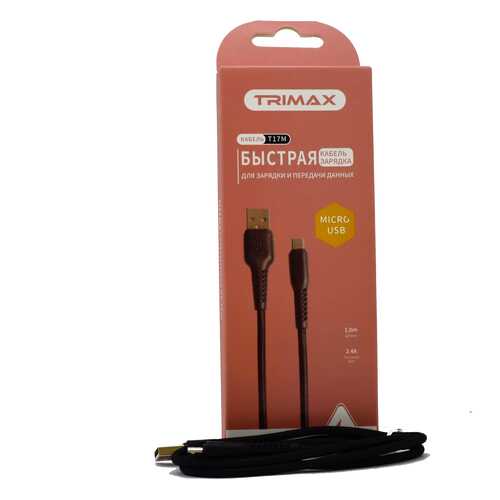 Кабель Trimax Micro-USB T17M 1m Black в МегаФон