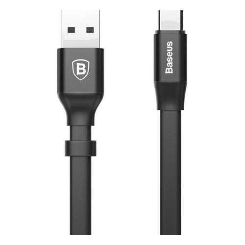 Портативный кабель Baseus Nimble USB - USB-C 23 cm (Black) в МегаФон