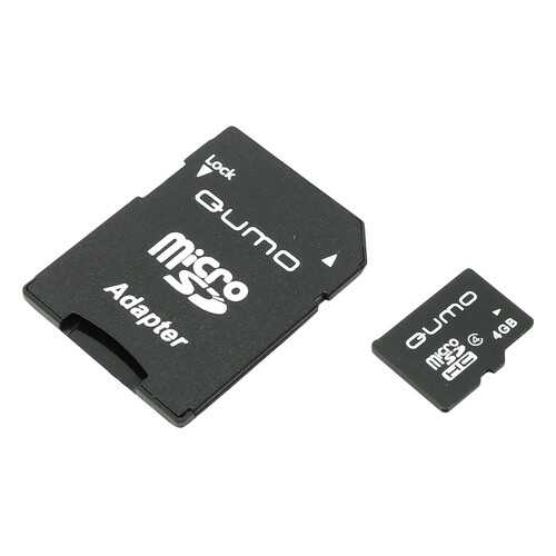 Карта памяти QUMO Micro SDHC QM4GMICSDHC4 4GB в МегаФон