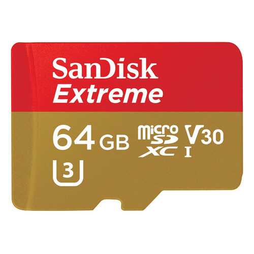 Карта памяти SanDisk Micro SDXC Extreme U3 64GB в МегаФон