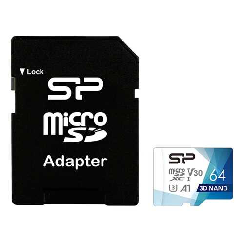 Карта памяти Silicon Power Micro SDXC SP064GBSTXDU3V20AB 64GB в МегаФон