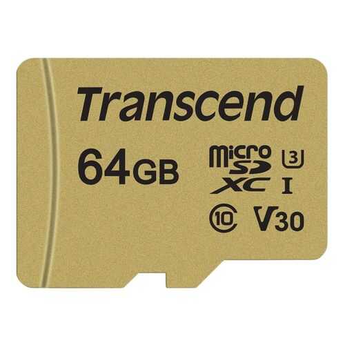 Карта памяти Transcend Micro SD TS64GUSD500S 64GB в МегаФон