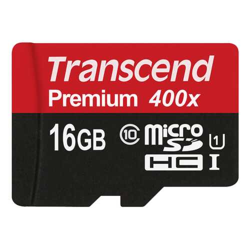 Карта памяти Transcend Micro SDHC Premium TS16GUSDU1 16GB в МегаФон