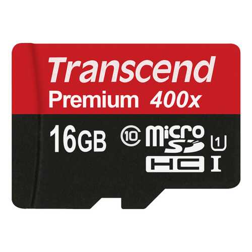 Карта памяти Transcend Micro SDHC TS16GUSDCU1 16GB в МегаФон