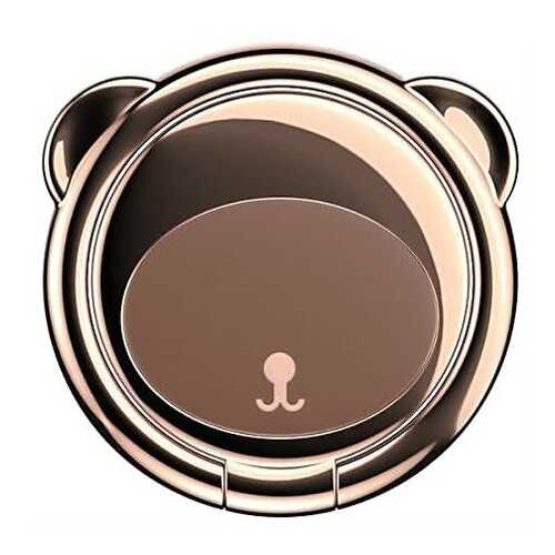 Кольцо-держатель Baseus Bear Finger Metal Ring Grip Stand Holder Brown в МегаФон