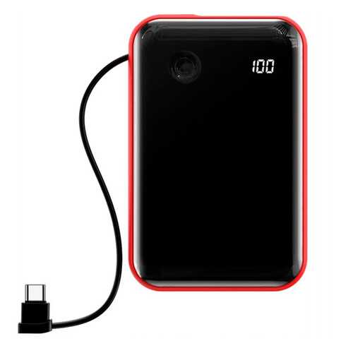 Внешний аккумулятор Baseus Mini S Digital Display Type-C 10000 мАч Red в МегаФон