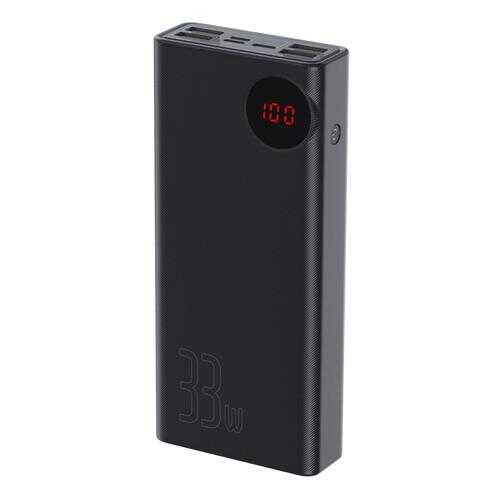 Внешний аккумулятор Baseus Mulight Quick Charge Power Bank 30000mAh Black в МегаФон