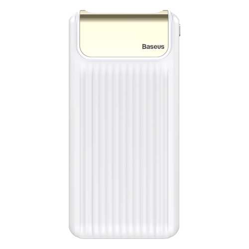 Внешний аккумулятор Baseus Thinnest Digital Dual Output 10000 мА/ч (263185) White в МегаФон